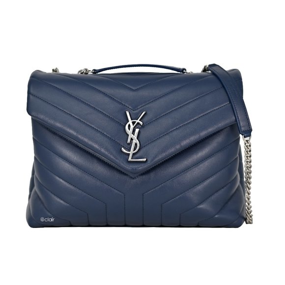 Saint Laurent Handbags - Saint Laurent Medium Monogram Loulou Leather Bag
